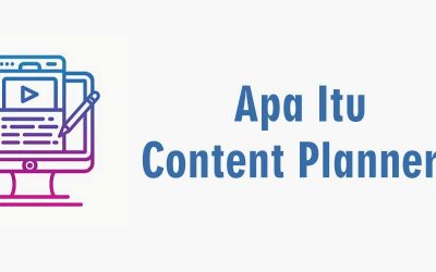 Apa yang dimaksud dengan Content Planner? Simak penjelasannya!